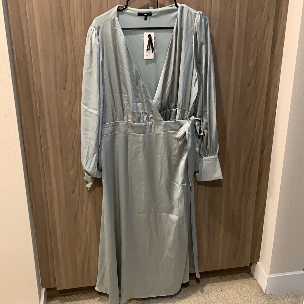MIDI silk dress
